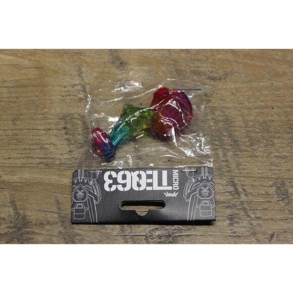 Quiccs x Martian Toys Bullet Punk Tropical  Threat Micro TEQ63 rainbow 3" figure - Picture 3 of 9